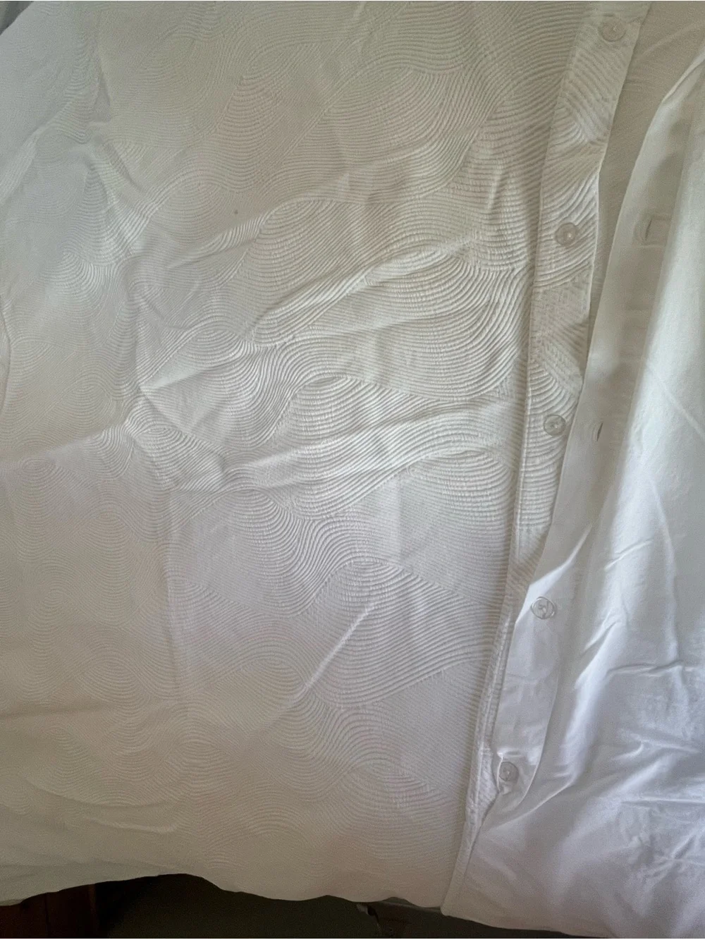West Elm white queen